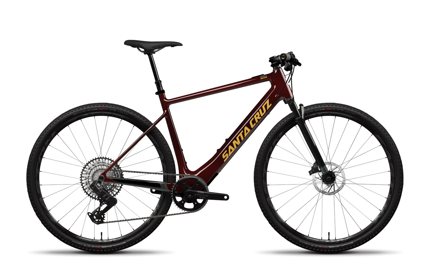 Santa Cruz Skitch CC 700c - GX AXS Flat Bar - Oxblood - 2025