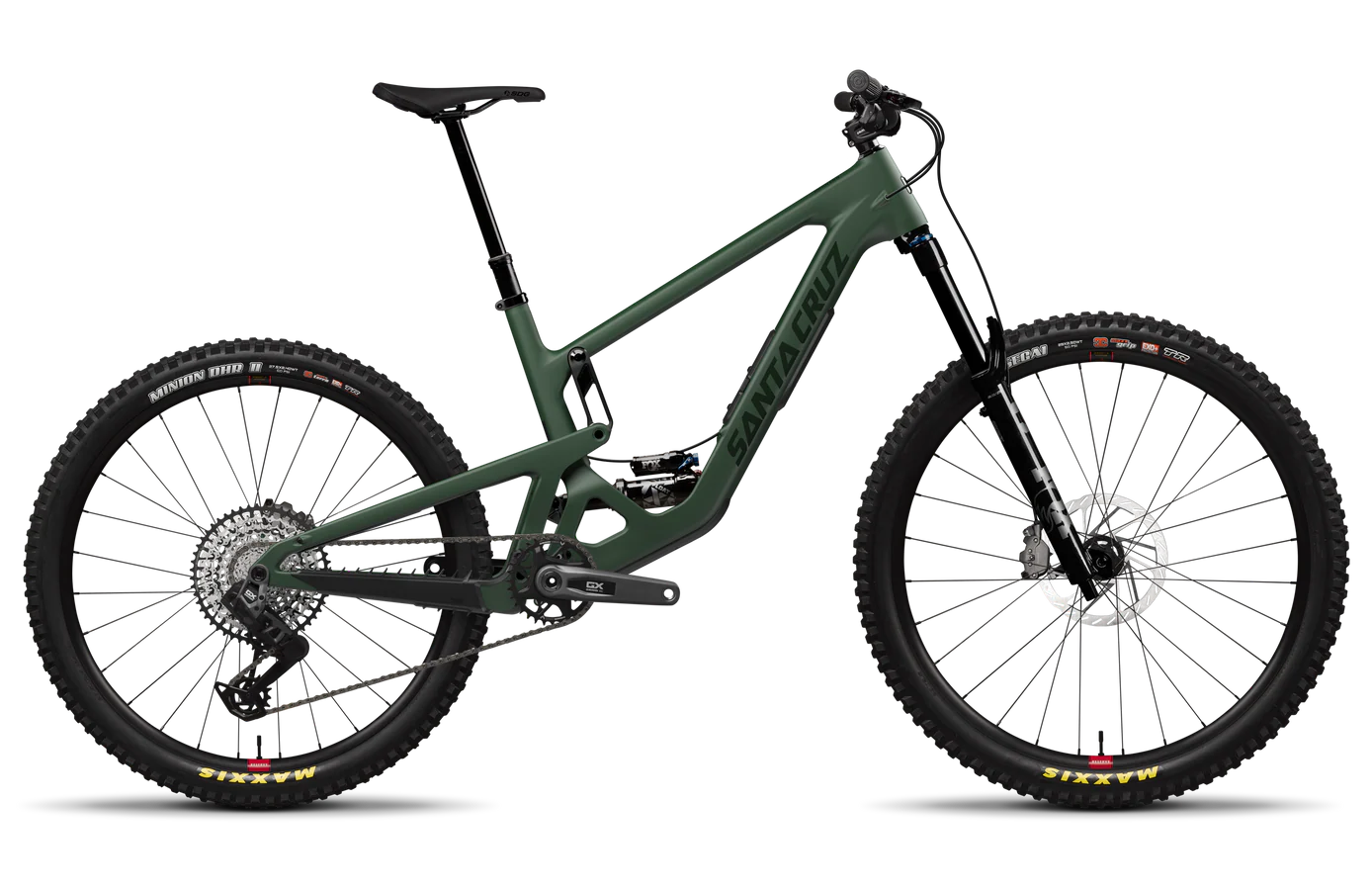 Santa Cruz Bronson Carbon MX - GX AXS - Matte Poblano Green - 2026