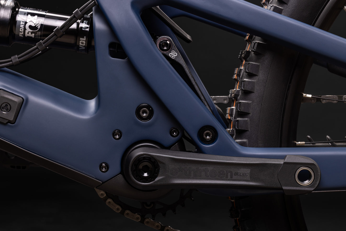 Santa Cruz Heckler SL Carbon MX - 70 Kit - Matt Dark Blue - 2026