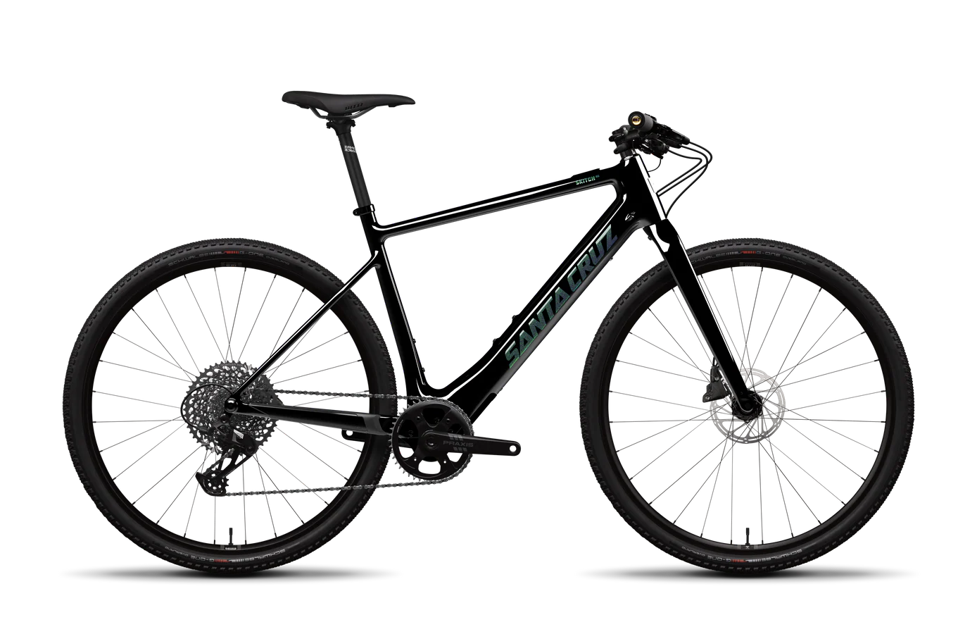 Santa Cruz Skitch CC 700c - Apex Flat Bar - 480Wh - Gloss Black - 2026