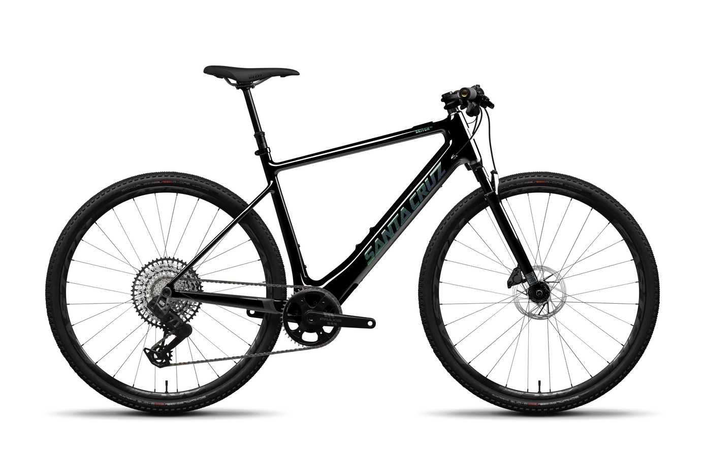 Santa Cruz Skitch CC 700c - GX AXS Flat Bar - 480Wh - Gloss Black - 2026