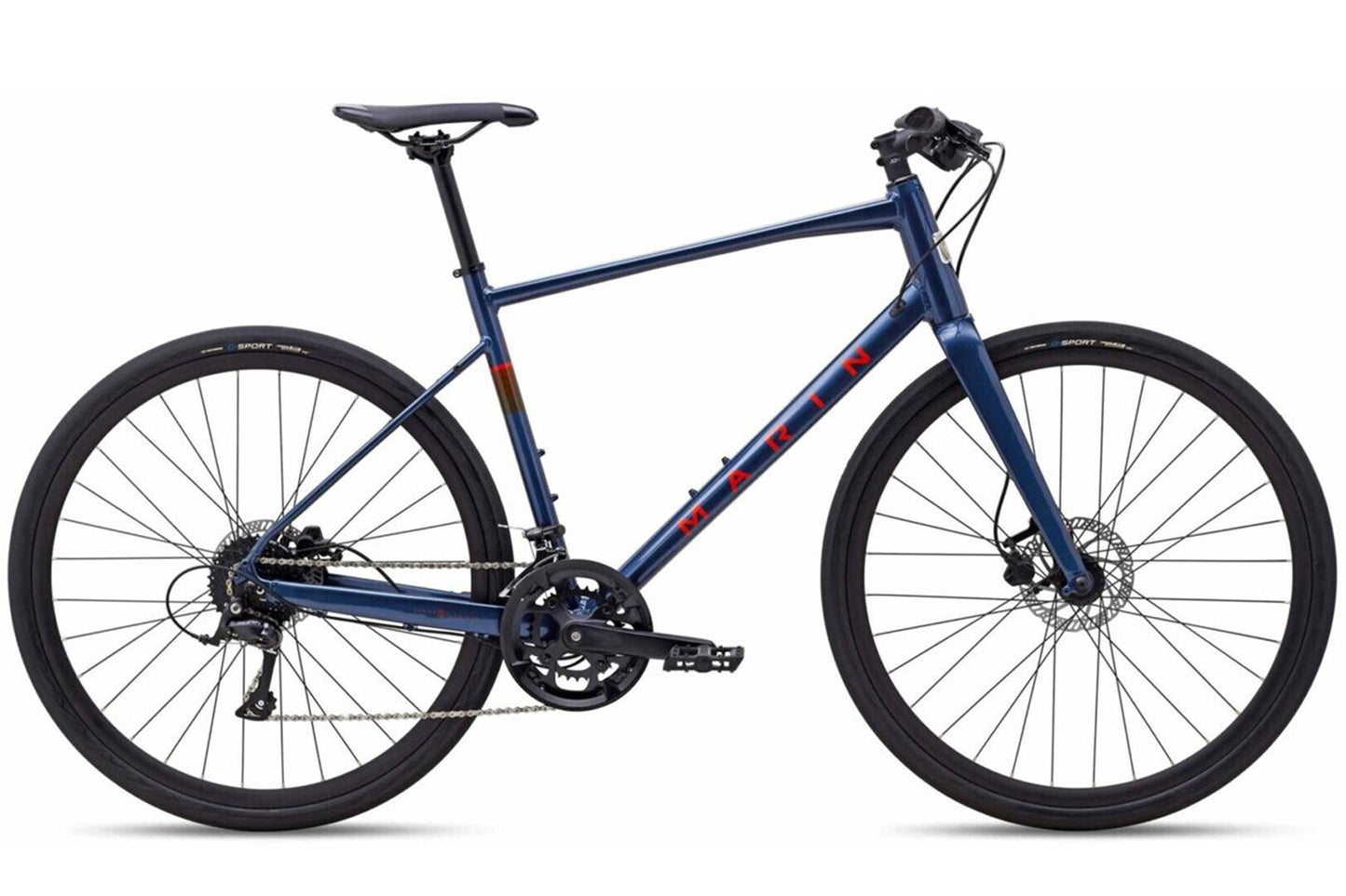 Marin Fairfax 3 700 Fitness Road Bike - Blue-Orange - 2022 Blue - Orange X-Small