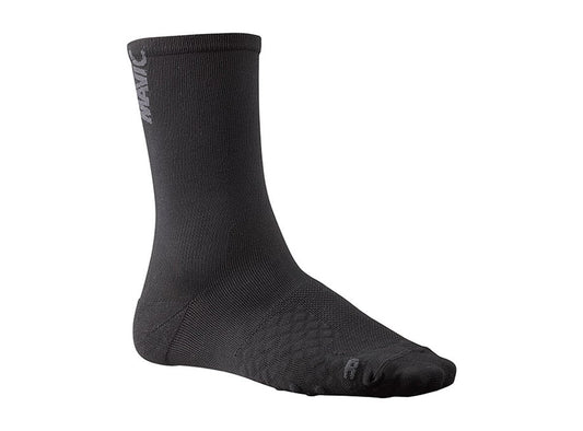 Mavic Comete Sock - Black-Asphalt Black - Asphalt Medium