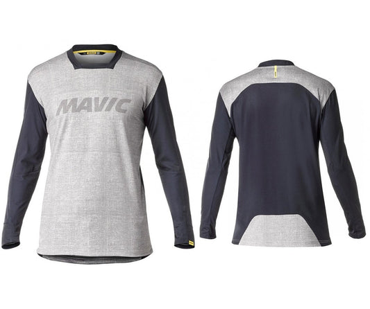 Mavic Deemax Pro Long Sleeve MTB Jersey - Moon Mist-Black Moon Mist - Black Small