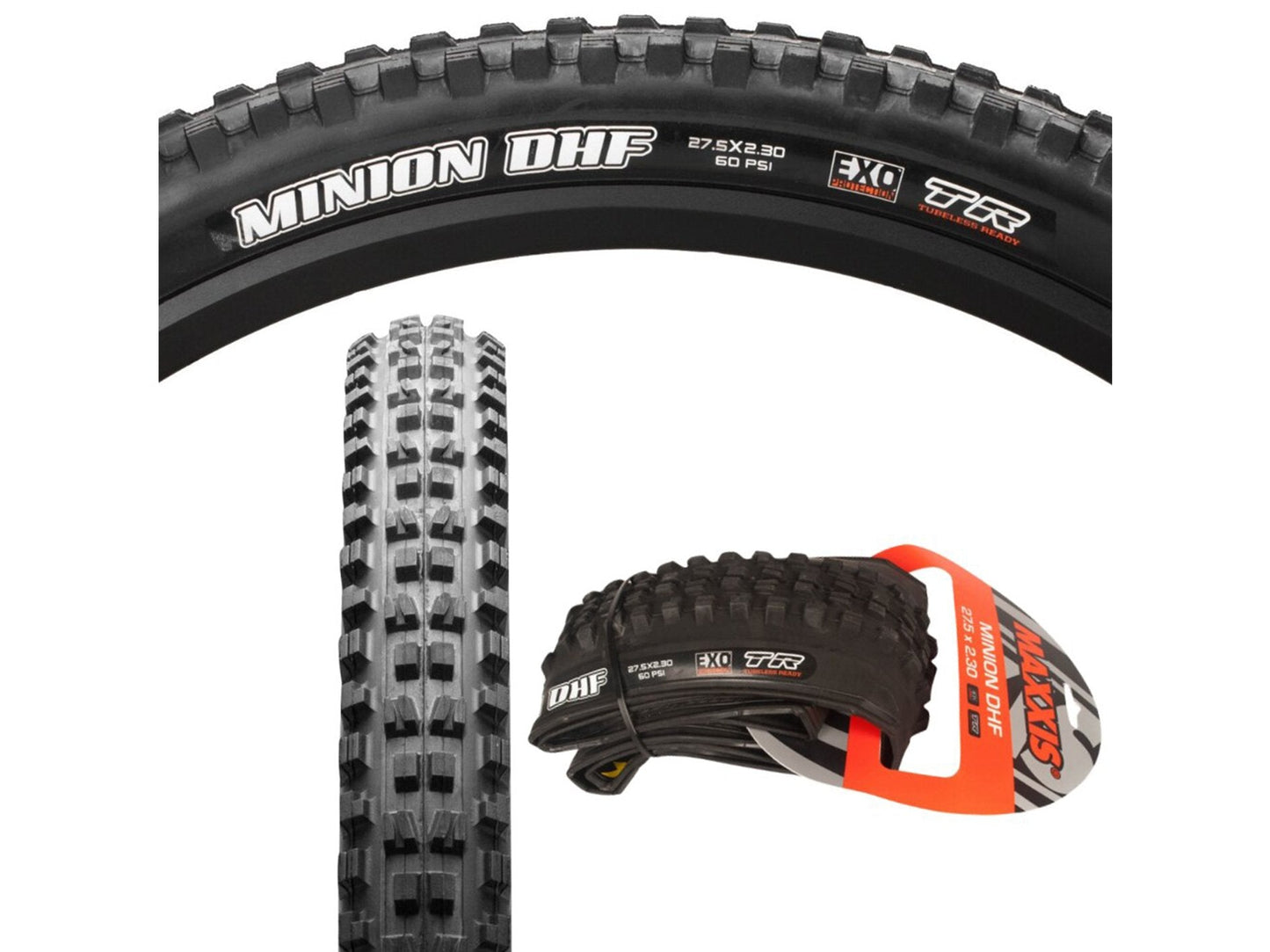 Maxxis Minion DHF 27.5" Folding MTB Tire - EXO