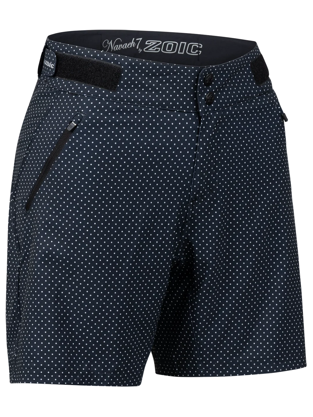Zoic Naveah 7" MTB Short - Womens - Black Polka Dot