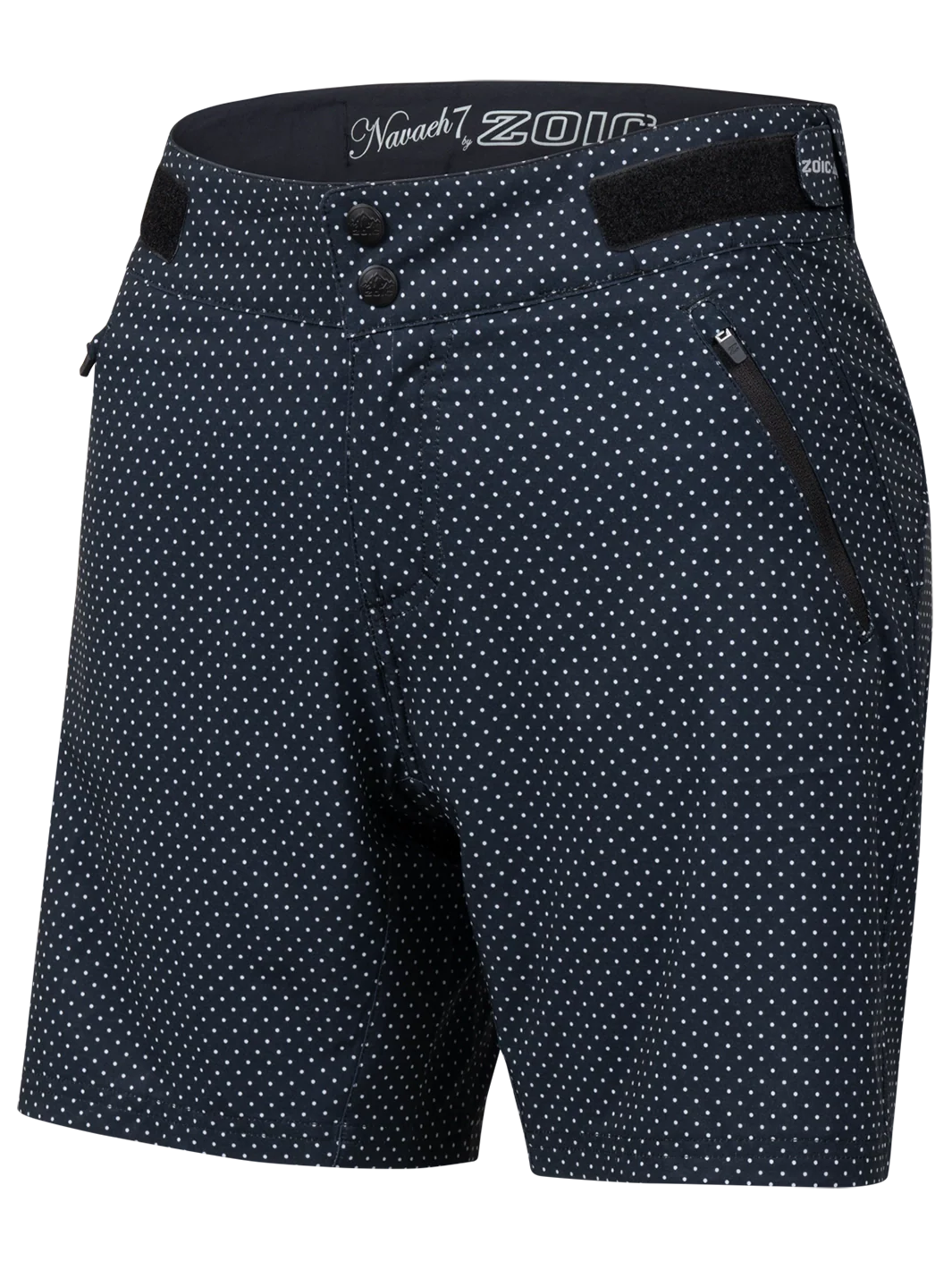 Zoic Naveah 7" MTB Short - Womens - Black Polka Dot