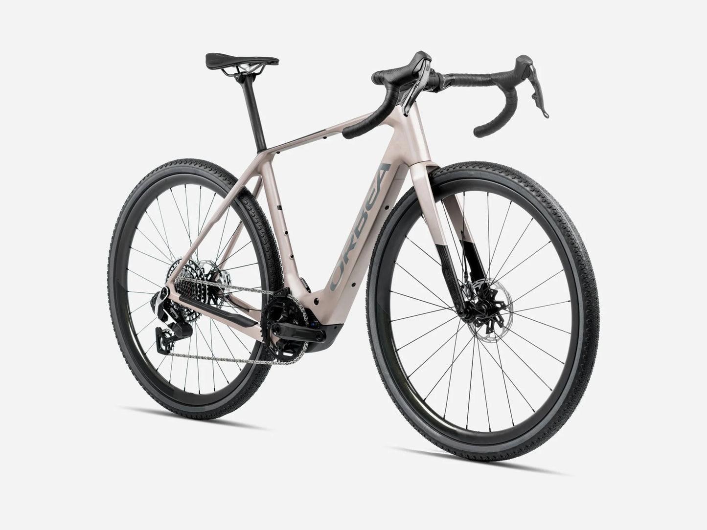 Orbea Denna M31e 700c 28mph - Nickel Matt-Carbon Raw Gloss - 2025