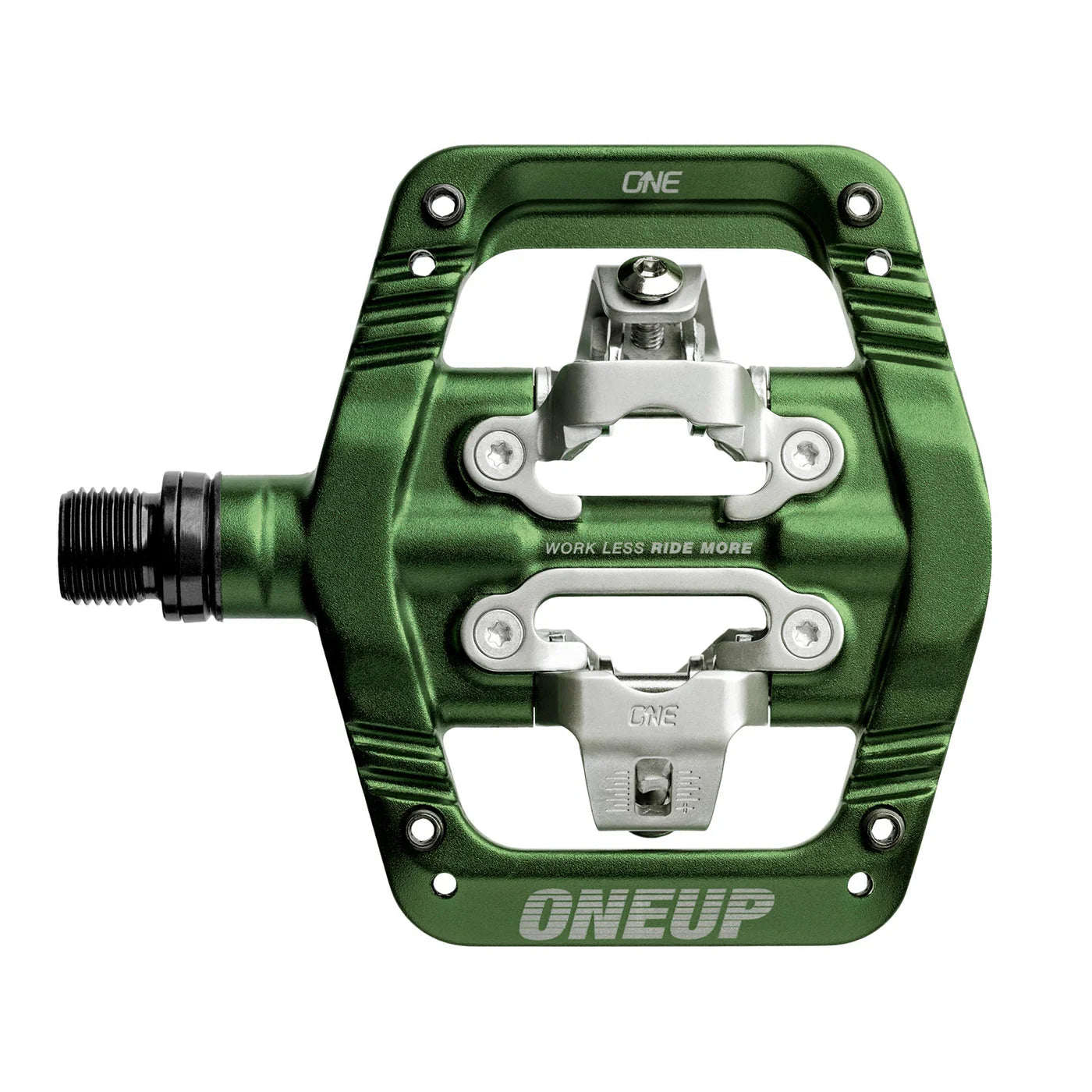 OneUp Clip MTB SPD Pedals - Dark Green