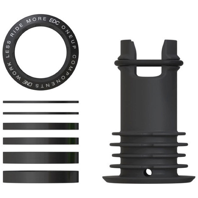 OneUp EDC Tool System Top Cap - Black Black