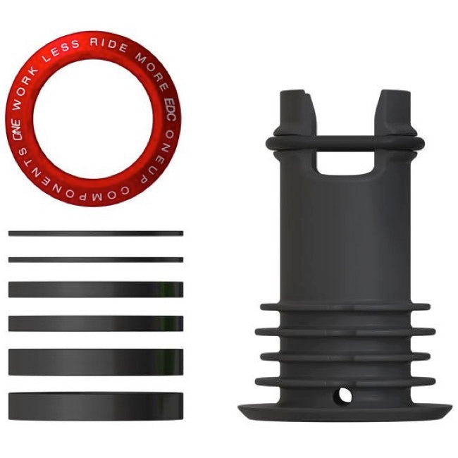 OneUp EDC Tool System Top Cap - Red Red