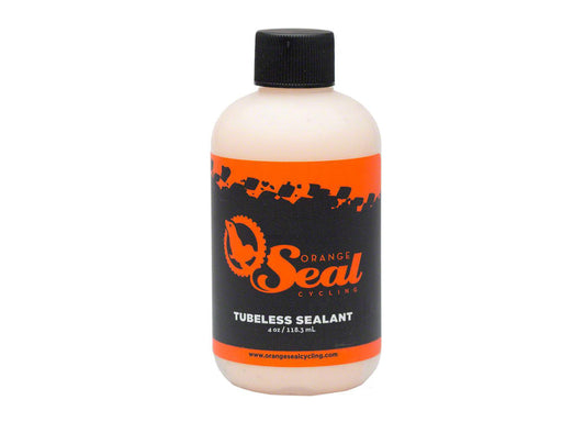 Orange Seal Tubeless Tire Sealant Black - Orange 4oz - Twist Lock Applicator