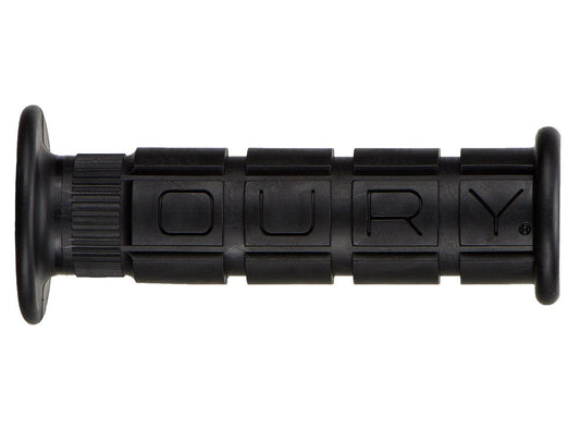 Oury Single Compound Grips with Flange - Black Black