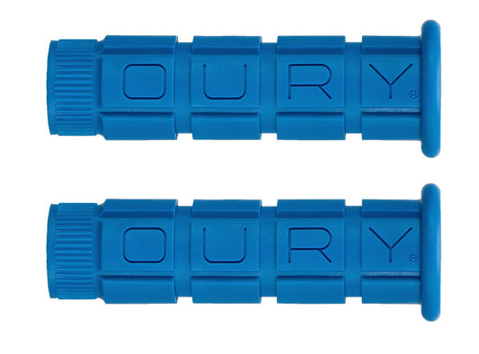 Oury Single Compound MTB Grips - Blue Blue