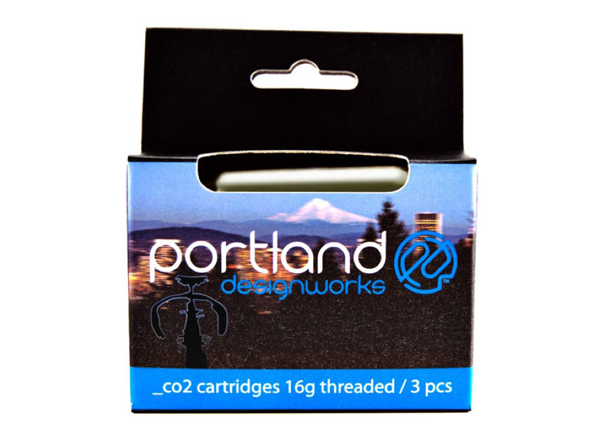 PDW CO2 16g Threaded Cartridges Silver - Blue 3 Pack