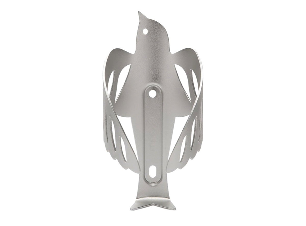 PDW Sparrow Bottle Cage - Silver Silver