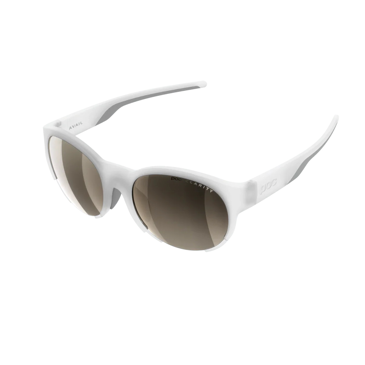 POC Avail Sunglasses - Transparant Crystal Transparant Crystal Brown - Silver Mirror Lens