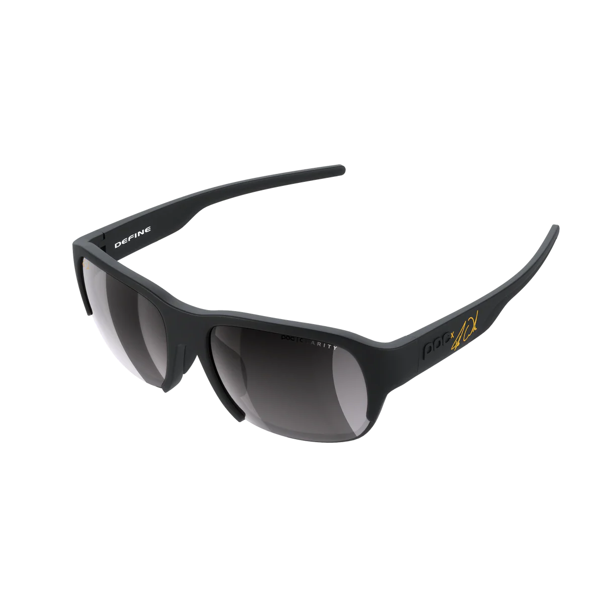 POC Define Performance Sunglasses - Fabio Edition - Uranium Black Matt-Gold Uranium Black Matt - Gold Gray Lens
