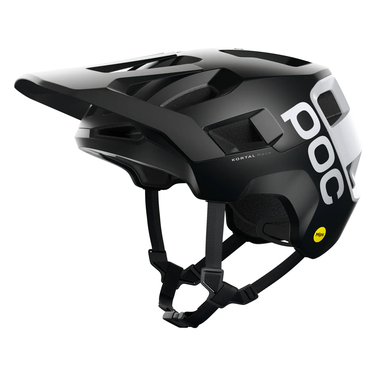 POC Kortal Race MIPS MTB Helmet - Uranium Black Matt-Hydrogen White Uranium Black Matt - Hydrogen White X-Small/Small