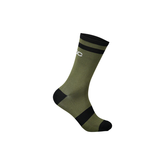 POC Lure Long MTB Sock - Epidote Green-Uranium Black Epidote Green - Uranium Black Small