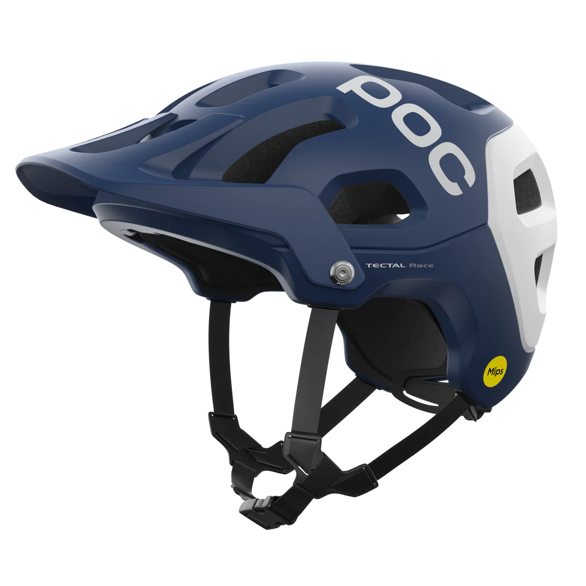 POC Tectal Race MIPS MTB Helmet - Lead Blue-Hydrogen White Matt Lead Blue - Hydrogen White Matt Small