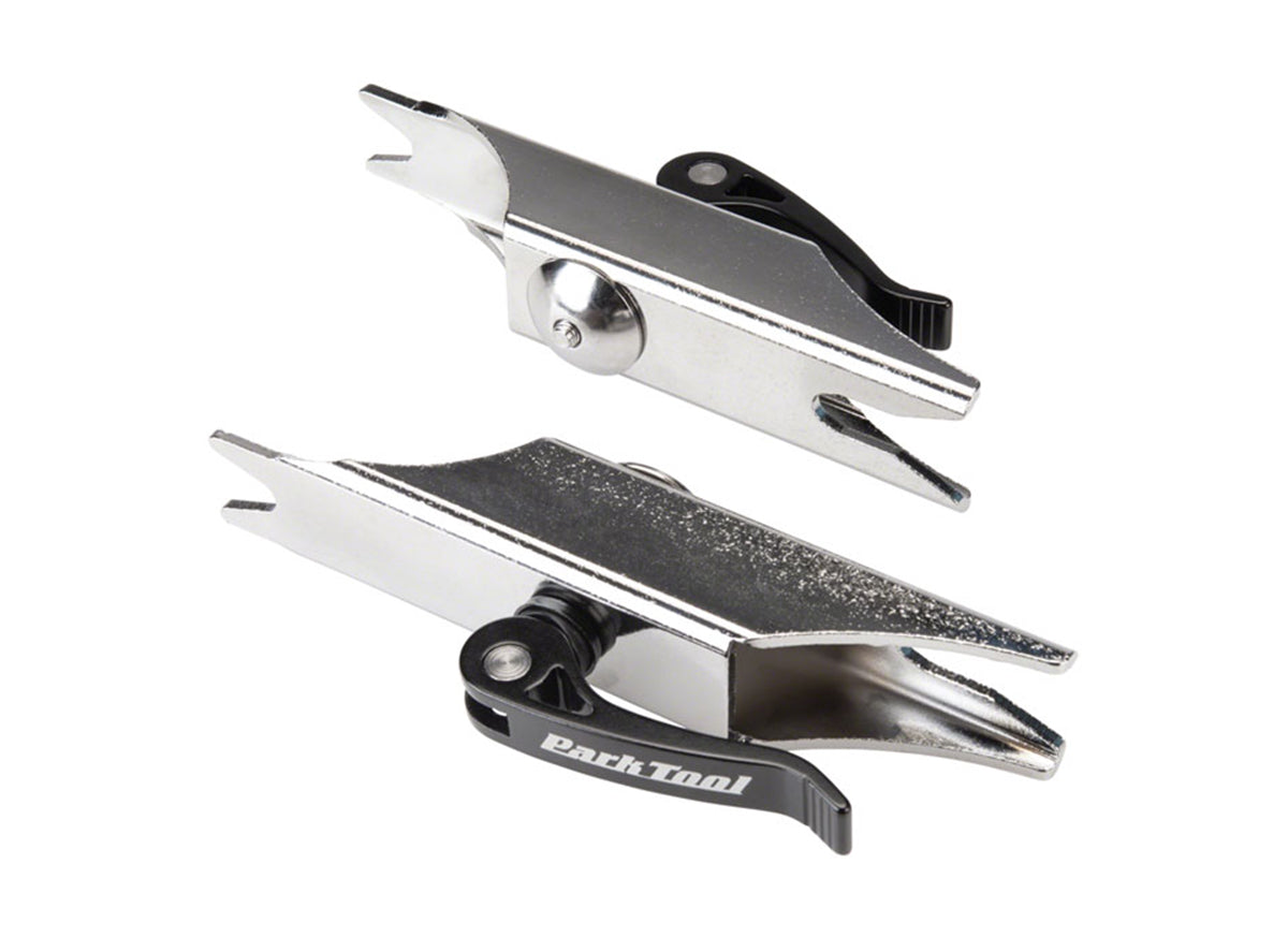 Park Tool TS-2EXT.3 Upright Extensions and Thru Axle Adaptor Silver Set