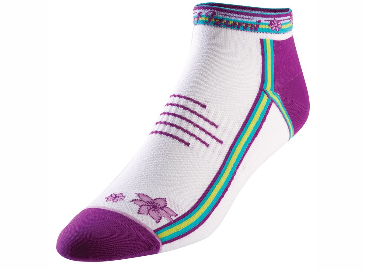 Pearl Izumi Elite Low Sock - Womens - Stripe Orchid Stripe Orchid Small