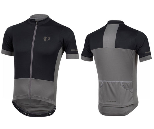 Pearl Izumi Elite Escape Short Sleeve Road Jersey - Black-Smoked Pearl Black - Smoked Pearl Small