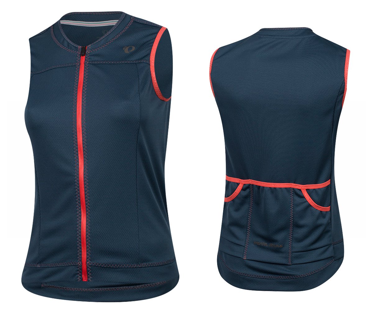 Pearl Izumi Elite Escape Sleeveless Road Jersey - Womens - Midnight Navy - 2018 Midnight Navy X-Large