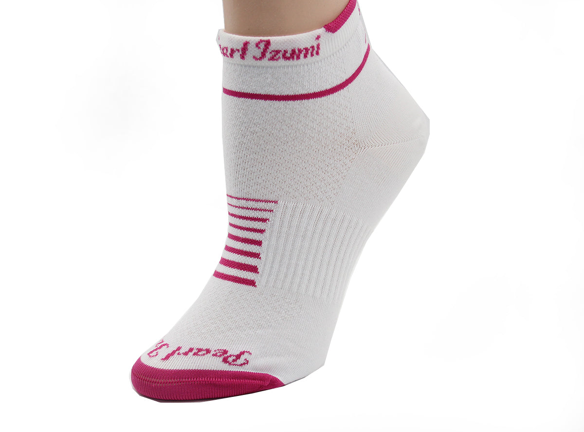 Pearl Izumi Elite Low Cuff Sock - Womens - Berry - 2019 Berry Large - Fits 41-44