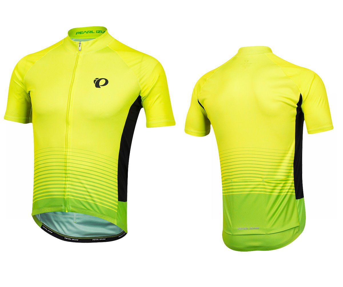 Pearl Izumi Elite Pursuit Graphic Short Sleeve Road Jersey - Screaming Yellow Diffuse Screaming Yellow Diffuse Small