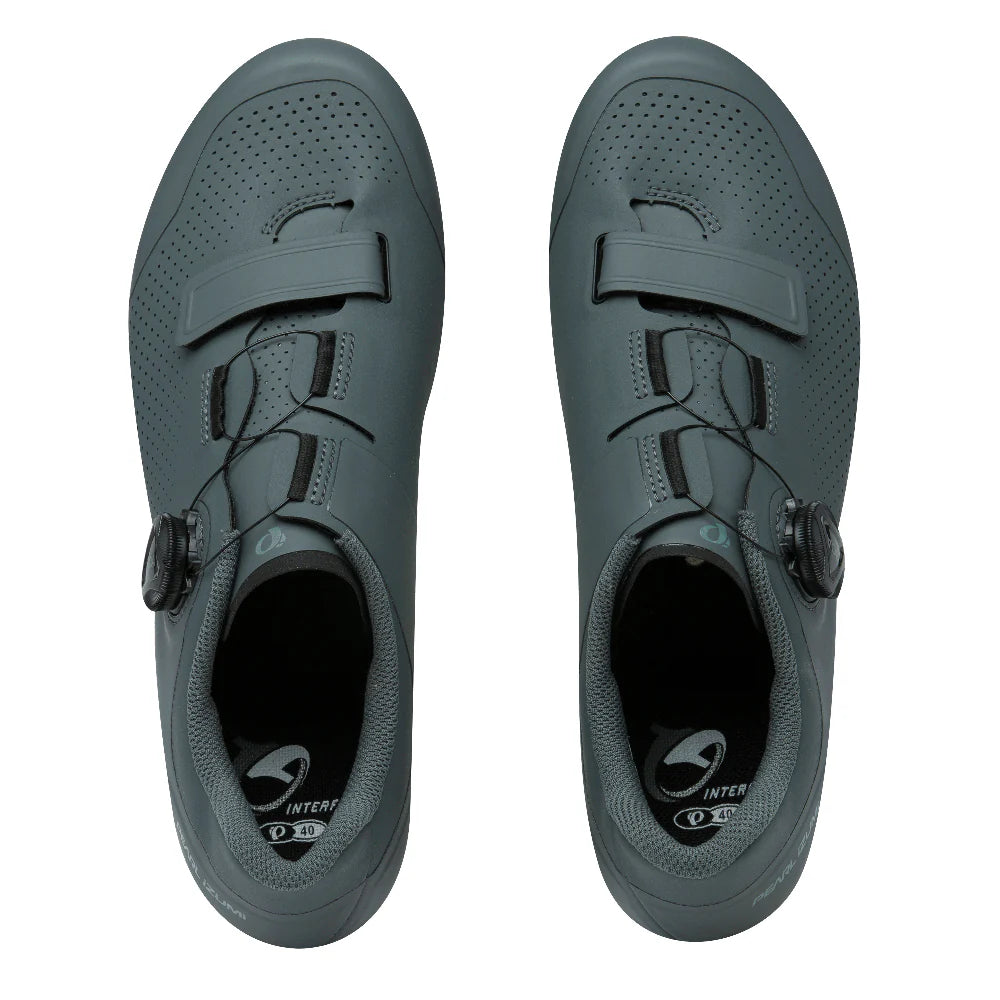 Pearl Izumi Expedition Road/Gravel Shoe - Womens - Urban Sage-Pale Pine