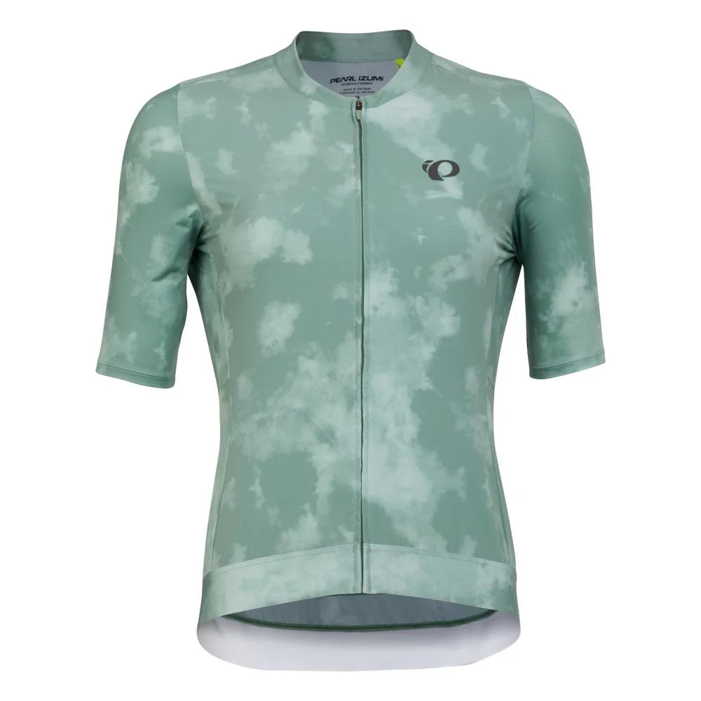 Pearl Izumi Expedition Short Sleeve Road Jersey - Womens - Green Bay Spectral