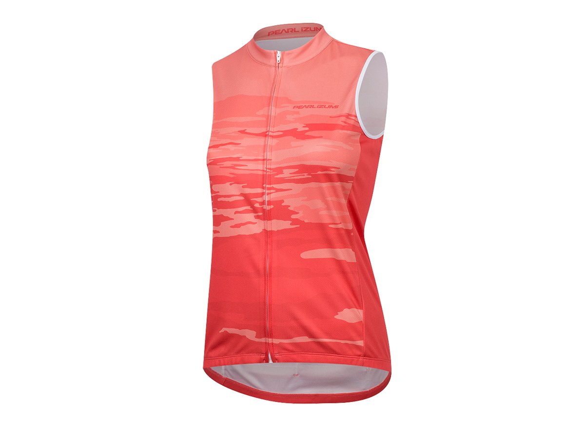Pearl Izumi Select Escape Sleeveless Graphic Jersey - Womens - Cayenne Vista Cayenne Vista X-Small