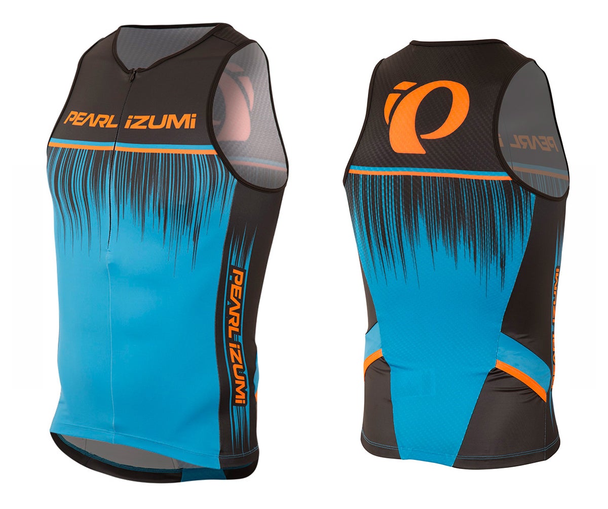 Pearl Izumi Elite InRCool Ltd Tri Singlet - Bel Air Blue Rush Bel Air Blue Rush 2X-Large