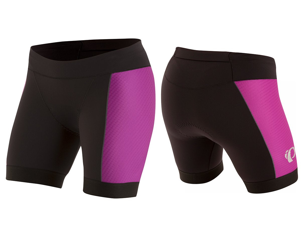 Pearl Izumi Elite Pursuit Tri Half Short - Womens - Black-Purple Wine Black - Purple Wine Large