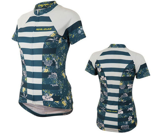 Pearl Izumi Select Escape Ltd Short Sleeve Faze Jersey - Womens - Muse Blue Steel Muse Blue Steel Medium