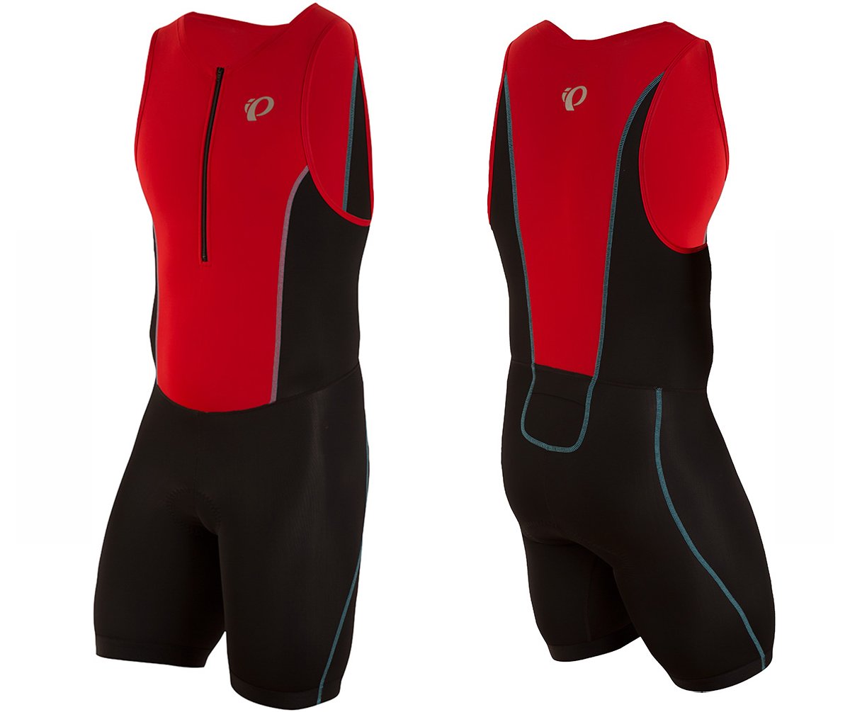 Pearl Izumi Select Pursuit TRI Suit - Black-True Red Black - True Red X-Small