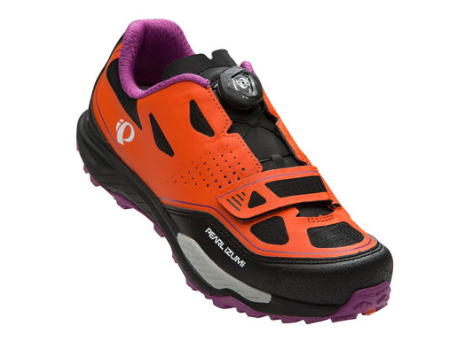 Pearl Izumi X-Alp Launch II MTB Shoe - Womens - Clementine-Purple Wine Clementine - Purple Wine EU 36