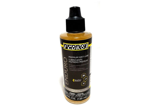 Pedros Enduro Premium Wet Bike Chain Lube Clear 4oz