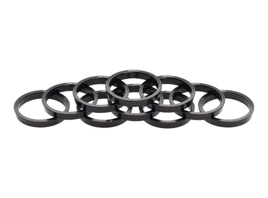 Problem Solvers Tapered Headset Stack Spacer Black 28.6mm - 5mm - Bag of 10