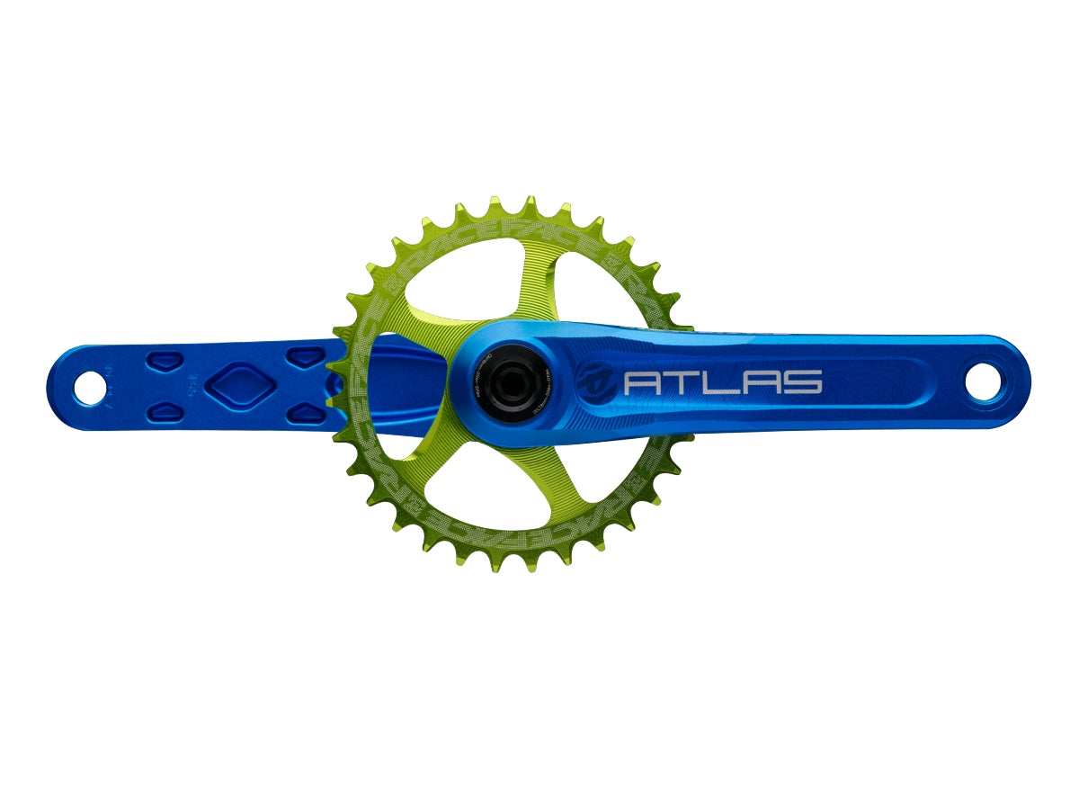 Race Face Atlas Crank Arms - Blue Blue 165mm