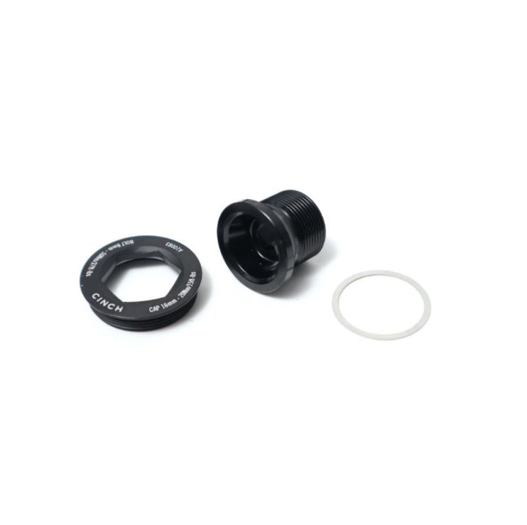 Race Face Cinch Crank Bolt and Puller Cap Set - Matt Black Matt Black M18x15