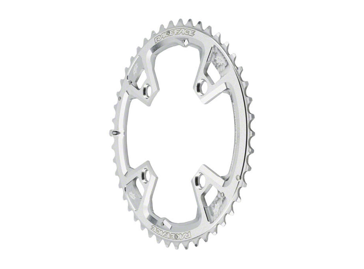 Race Face Race 9 Spd Chainring - 4 Bolt - Silver