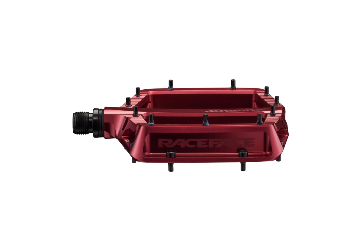 Race Face Turbine Flat Pedal - Red
