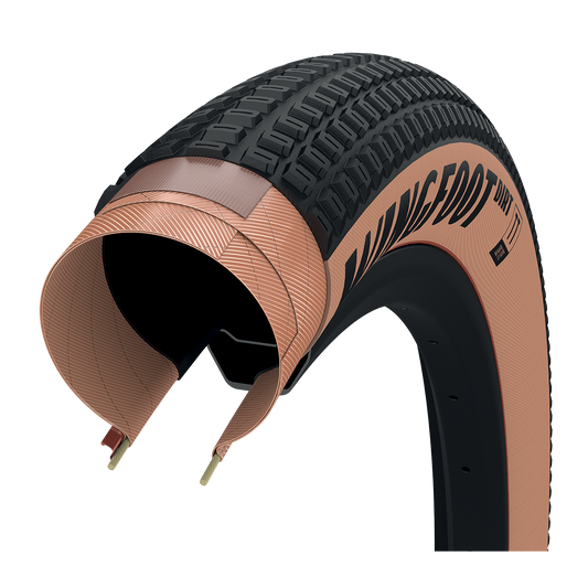 Goodyear Wingfoot Dirt 26" Folding MTB Tire - Transparent