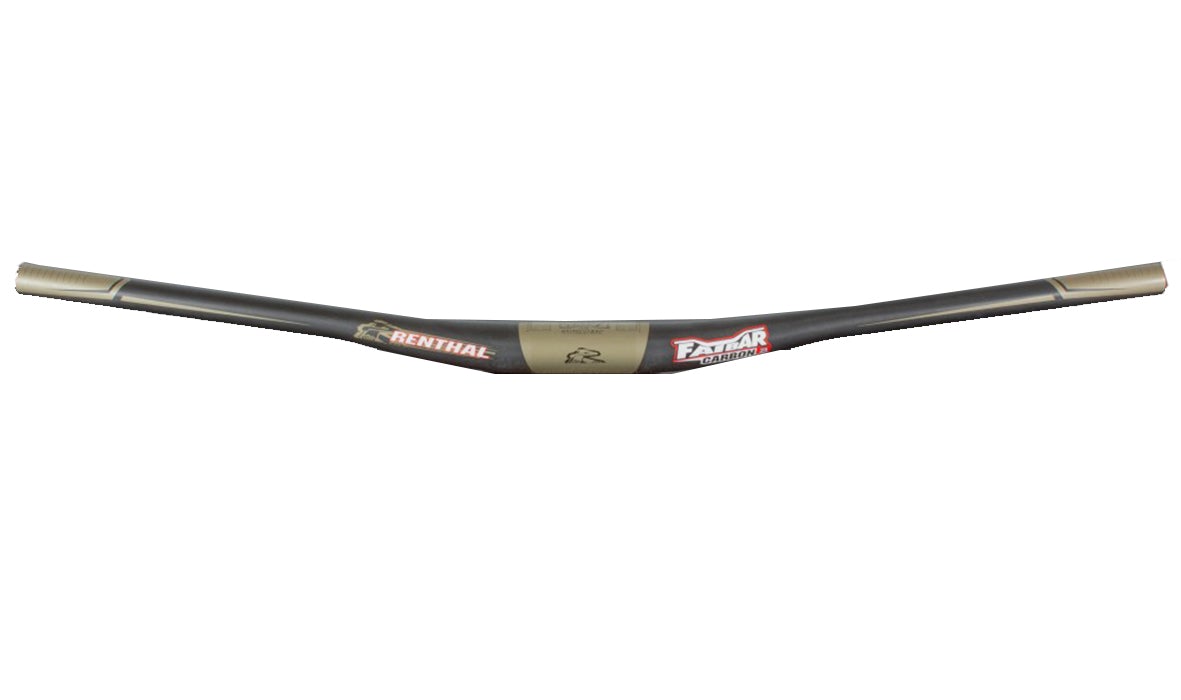Renthal Fatbar Carbon 35 Riser Handlebar - Black Black 800mm - 35.0mm 10mm Rise