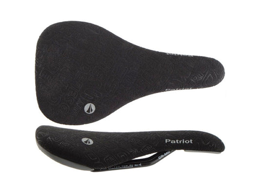 SDG Patriot RL CroMo Urban Saddle - Black-Gray Icon Black - Gray Icon