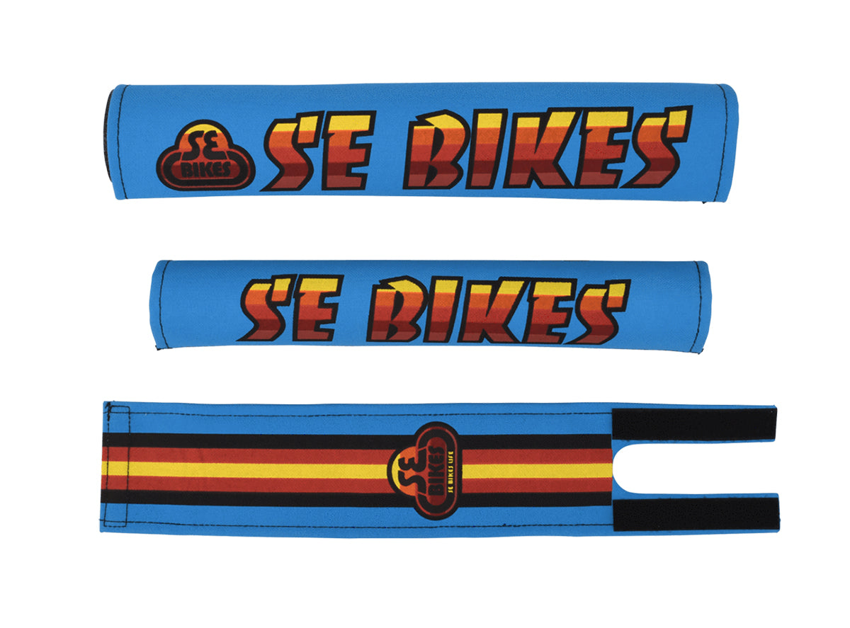 SE Bikes Racing BMX Padset Blue - Multi One Size