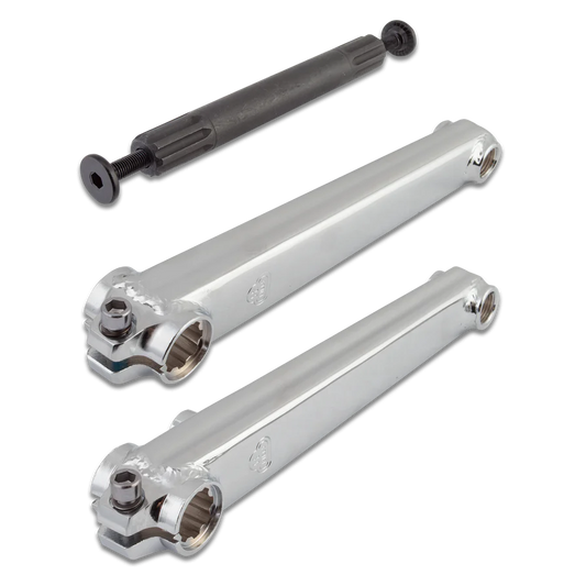 SE Bikes V-Ridge Cranks - Chrome